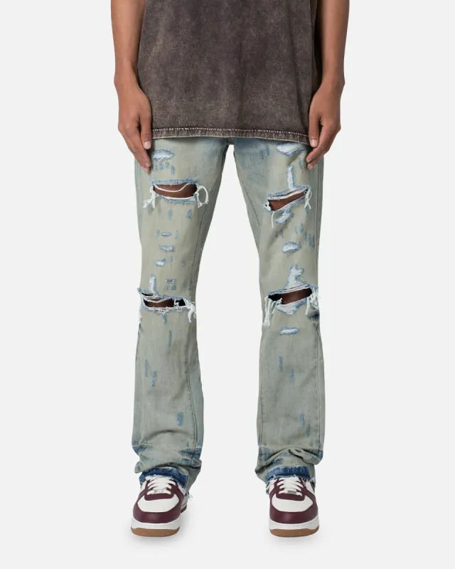 MNML B568 Flare Denim Jeans Vintage Blue sold by Culture Kings