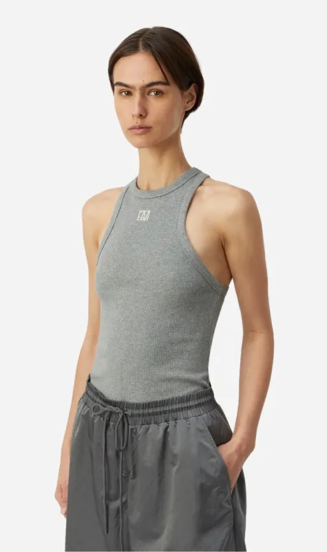 Camilla And Marc | Nora Rib Tank - Grey Marle sold by Sister & Co