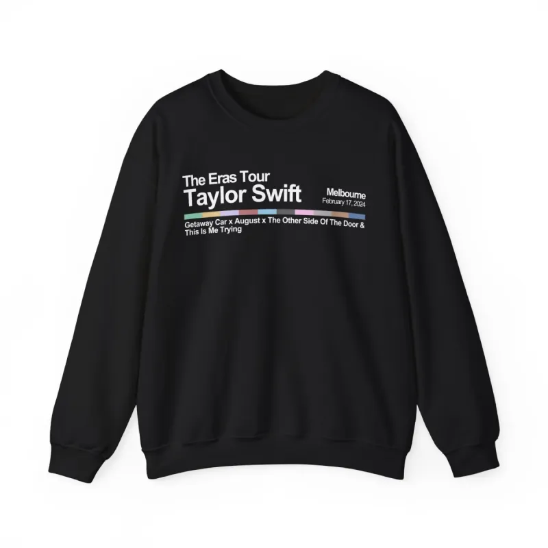 Melbourne Night 2 Crewneck Sweatshirt sold by Rose Blush Studio