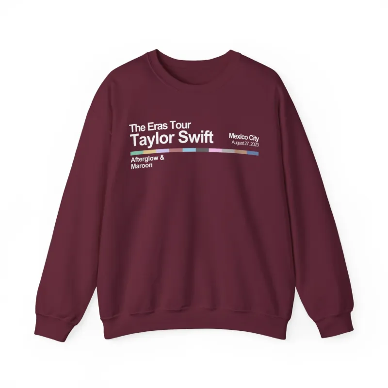 Mexico City Night 4 Crewneck Sweatshirt sold by Rose Blush Studio