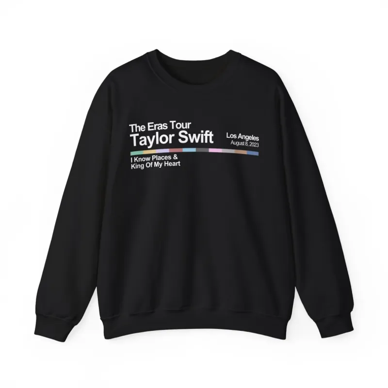 Los Angeles Night 5 Crewneck Sweatshirt sold by Rose Blush Studio