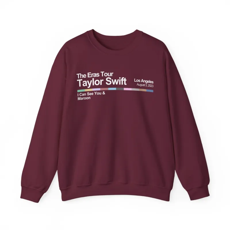 Los Angeles Night 1 Crewneck Sweatshirt sold by Rose Blush Studio