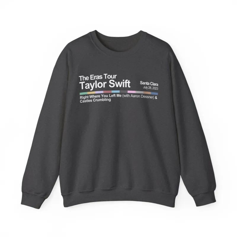 Santa Clara Night 1 Crewneck Sweatshirt sold by Rose Blush Studio