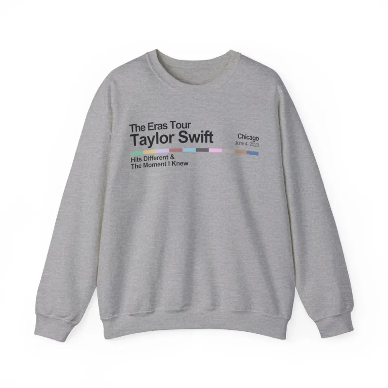 Chicago Night 3 Crewneck Sweatshirt sold by Rose Blush Studio