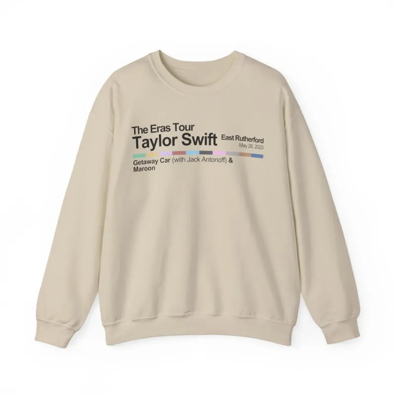 East Rutherford Night 1 Crewneck Sweatshirt sold by Rose Blush Studio