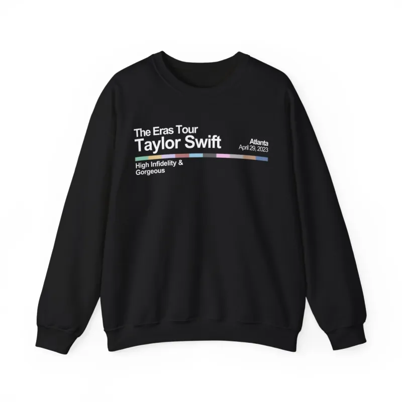 Atlanta Night 2 Crewneck Sweatshirt sold by Rose Blush Studio
