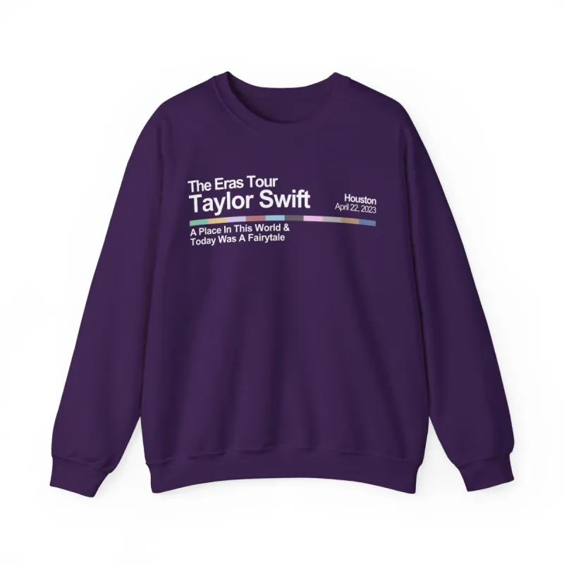 Houston Night 2 Crewneck Sweatshirt sold by Rose Blush Studio