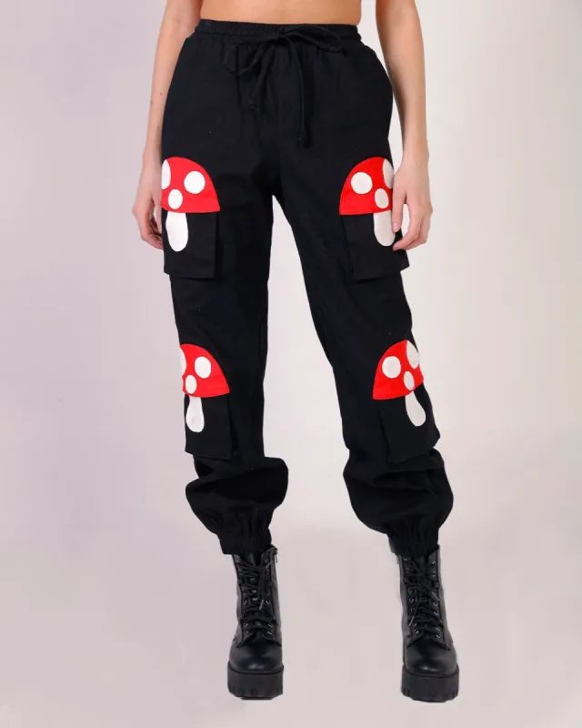 Shroomy Baby Unisex Joggers with Mushroom Pockets sold by iHeartRaves