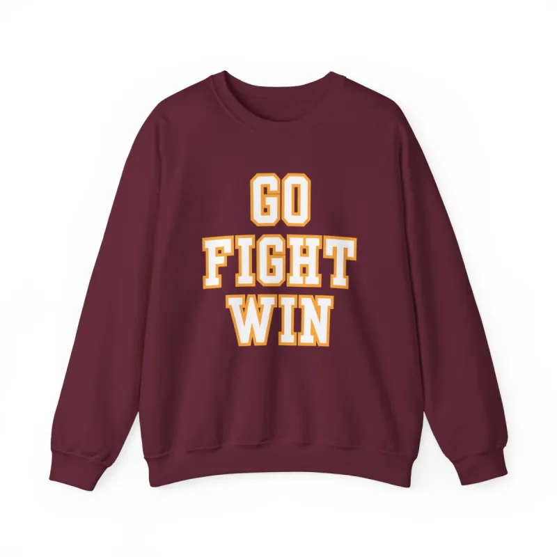 GO FIGHT WIN (87) Crewneck Sweatshirt sold by Rose Blush Studio