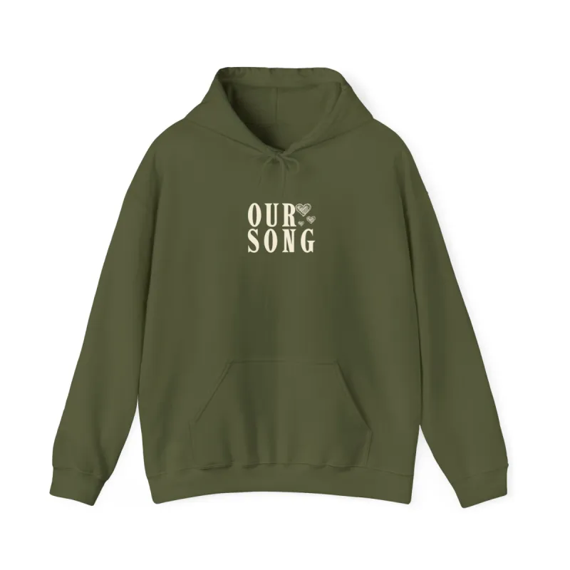 Our Song (lyrics on back) Hoodie sold by Rose Blush Studio