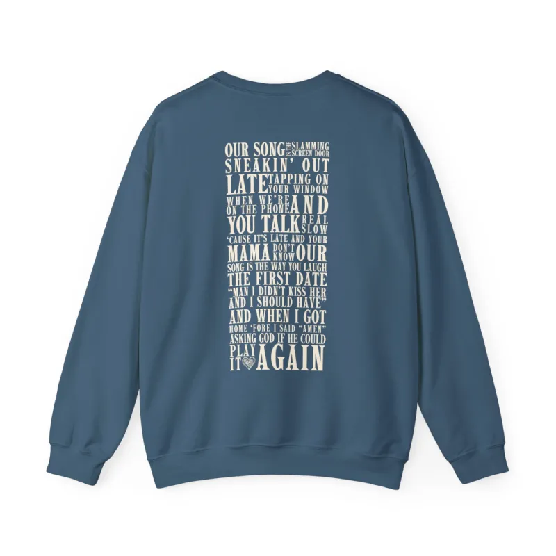Our Song Crewneck Sweatshirt sold by Rose Blush Studio