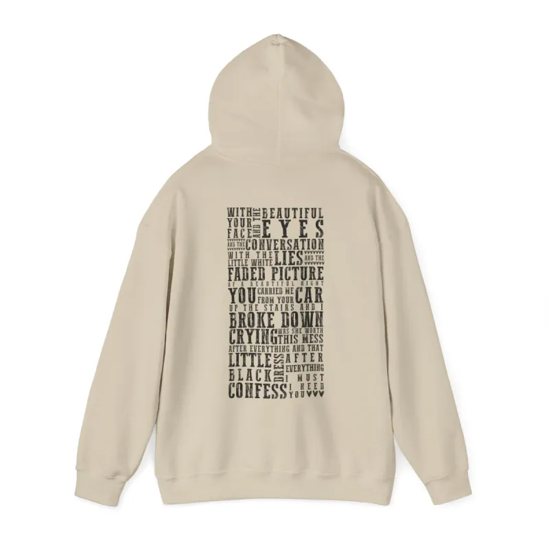The Other Side Of The Door (lyrics on back)Hoodie sold by Rose Blush Studio