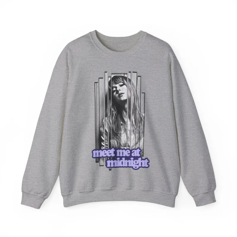 Meet Me At Midnight Crewneck Sweatshirt sold by Rose Blush Studio