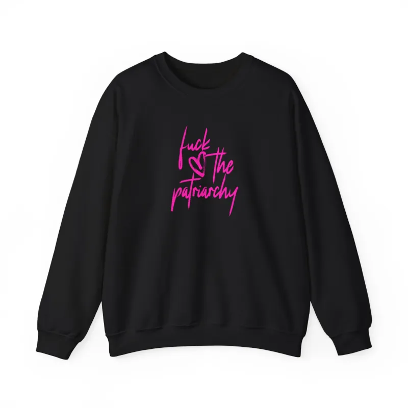 Fuck the Patriarchy Crewneck Sweatshirt sold by Rose Blush Studio
