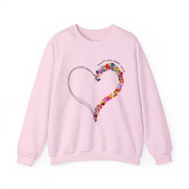 That's my Whole World Crewneck Sweatshirt sold by Rose Blush Studio