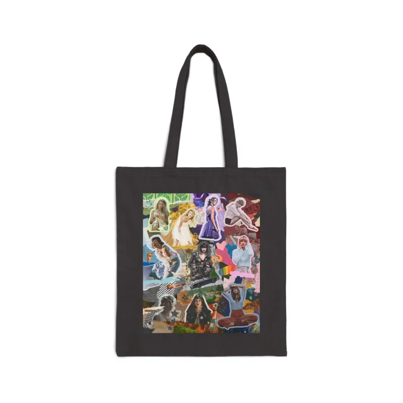 Eras Collage Cotton Canvas Tote Bag sold by Rose Blush Studio