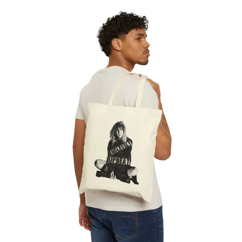 Endlessly Upbeat Cotton Canvas Tote Bag sold by Rose Blush Studio