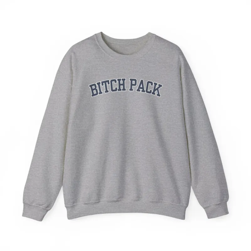Bitch Pack Crewneck Sweatshirt sold by Rose Blush Studio