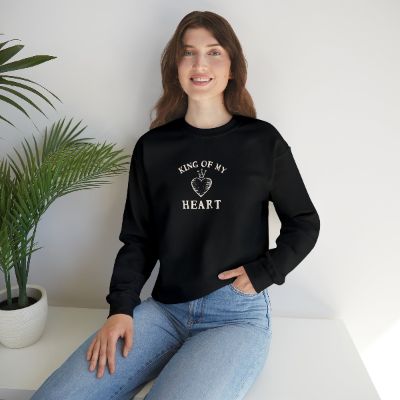 King of my Heart Sweater sold by Rose Blush Studio