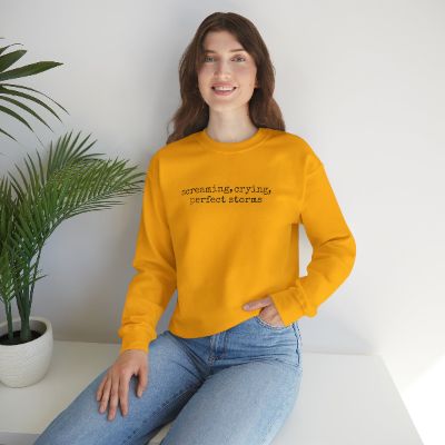 screaming, crying sweater sold by Rose Blush Studio