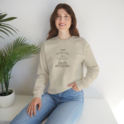 Invisible Lyrics Crewneck Sweatshirt sold by Rose Blush Studio