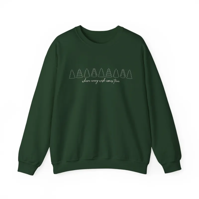 Where Every Wish Comes True Crewneck Sweatshirt sold by Rose Blush Studio