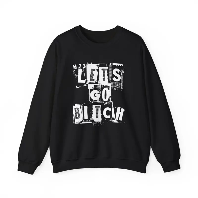 123 Let's Go Bitch Sweater sold by Rose Blush Studio