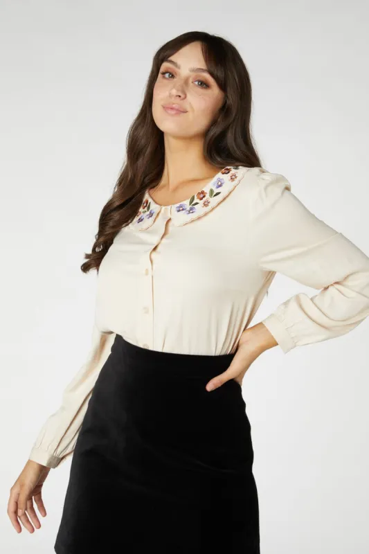 Juliette Embroidered Blouse sold by Princess Highway