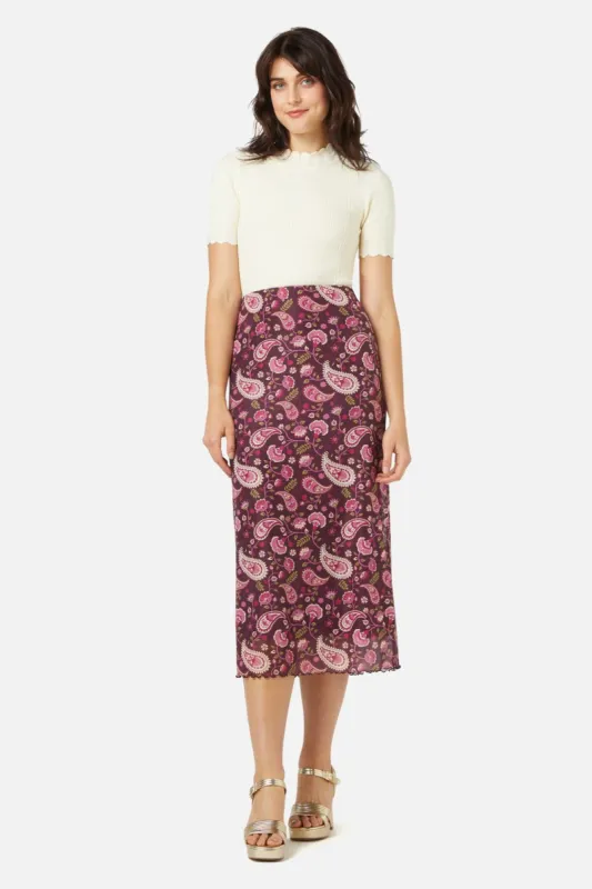 Paisley Mesh Skirt sold by Princess Highway