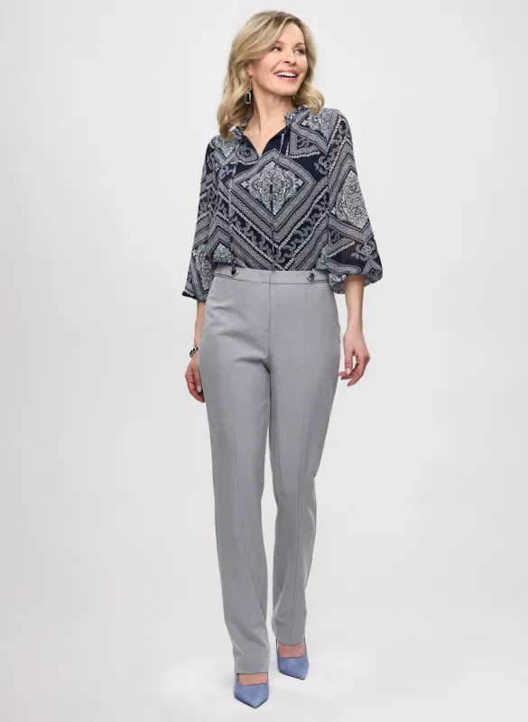 Bandana Print Blouse & Bi-Stretch Pants sold by Laura