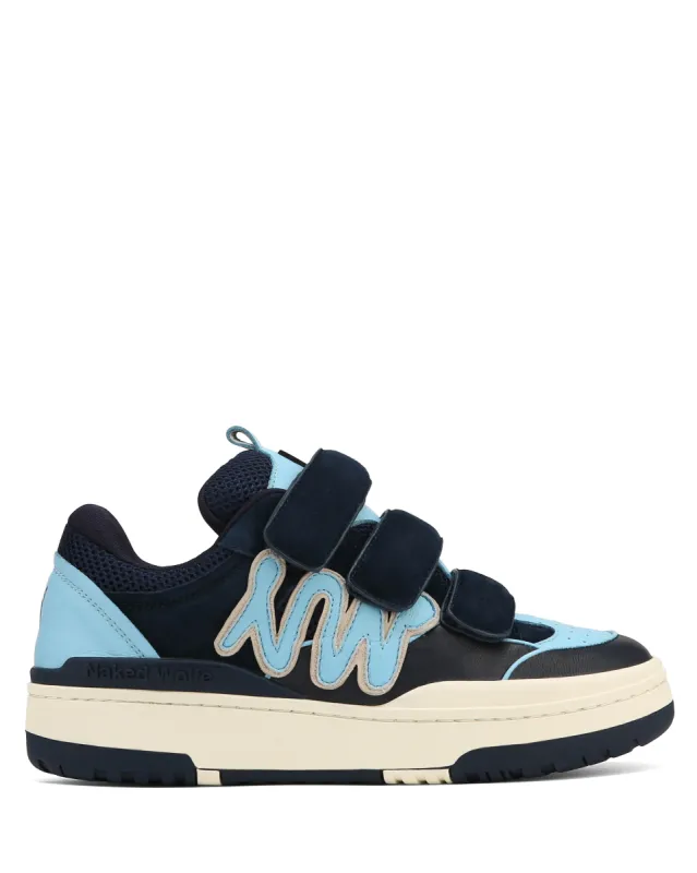 Naked Wolfe★ATLANTA アトランタ スエード レザー スニーカー Atlanta Suede/Leather/Mesh Blue | Parallel