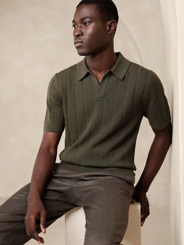 Jenson Merino Sweater Polo sold by GAP
