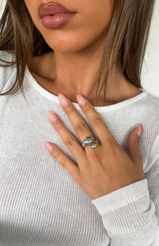 Milana Ring Silver sold by White Fox Boutique