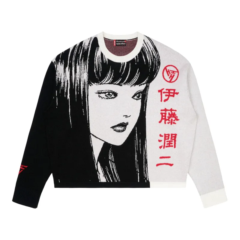 JUNJI ITO TOMIE CROPPED SWEATER (BLACK) sold by hypland