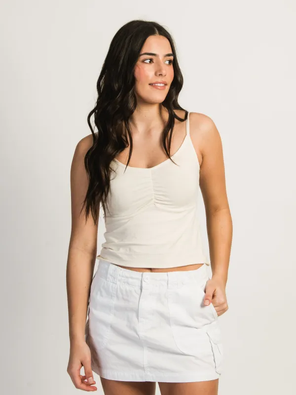 HARLOW ABBY TANK TOP - CREAM sold by Harlow