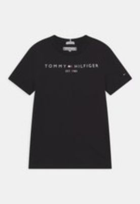 ESSENTIAL TEE - Tricou cu imprimeu - black sold by Zalando