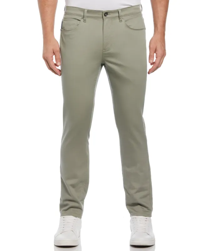 Skinny Fit Anywhere Five Pocket Pant sold by Perry Ellis