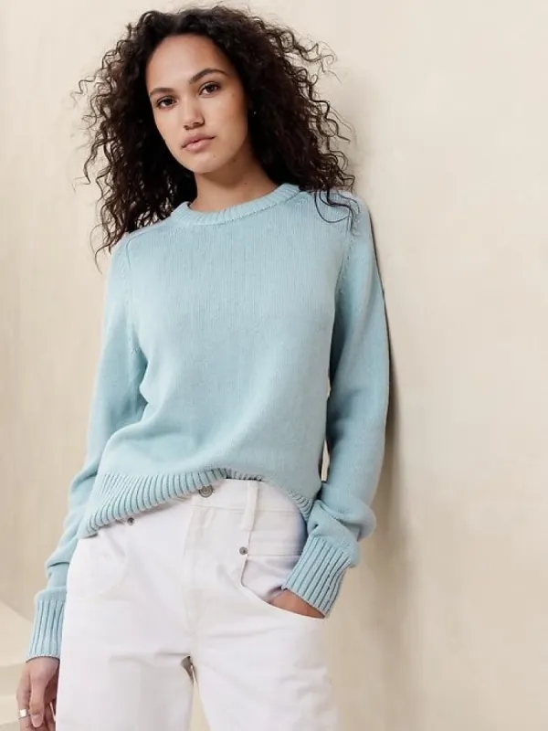 Demi Cotton-Silk Sweater sold by GAP