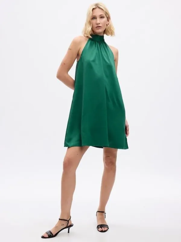 Satin Swing Mini Dress sold by GAP