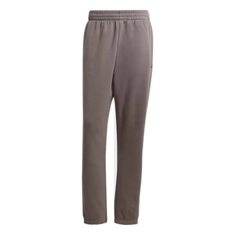 adidas Basketball Fleece Joggers 'Brown' IW1631 sold by KicksCrew
