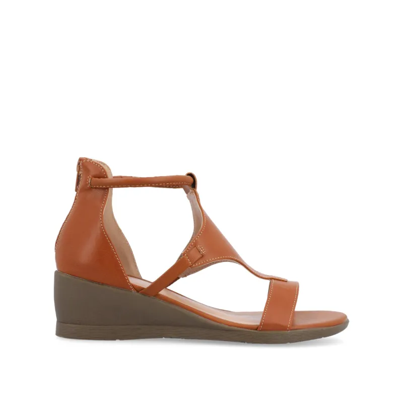 TRAYLE GLADIATOR SANDALS IN FAUX LEATHER sold by Journee Collection