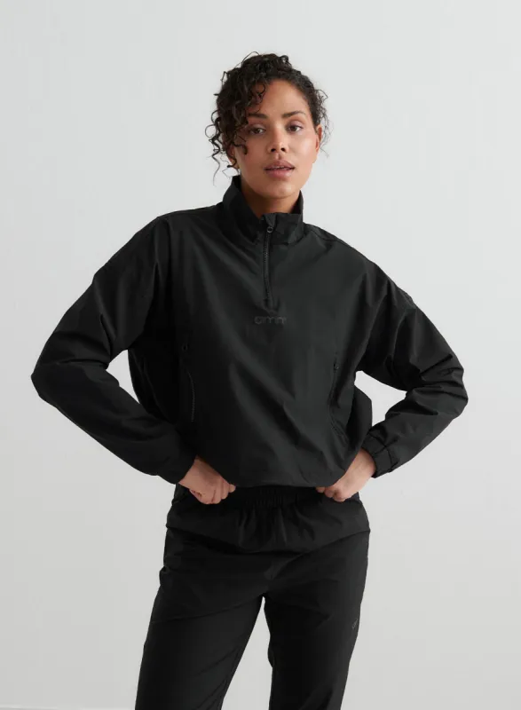 Black Windbreaker Jacket sold by Aimn