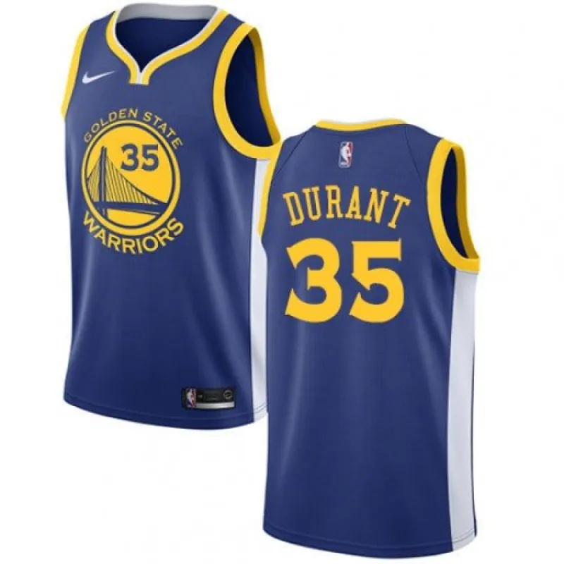 Men's Golden State Warriors Kevin Durant Jersey Icon Edition Royal Blue sold by The Bright Side
