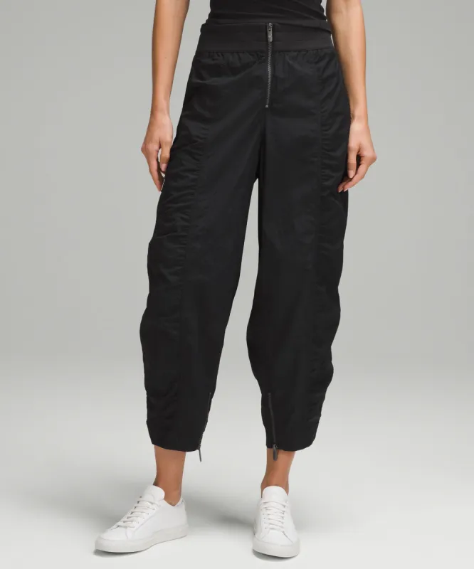 Front-Zip Mid-Rise Ruched Crop sold by Lululemon