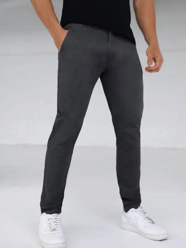 Stretch Chino - Grey sold by Blakely