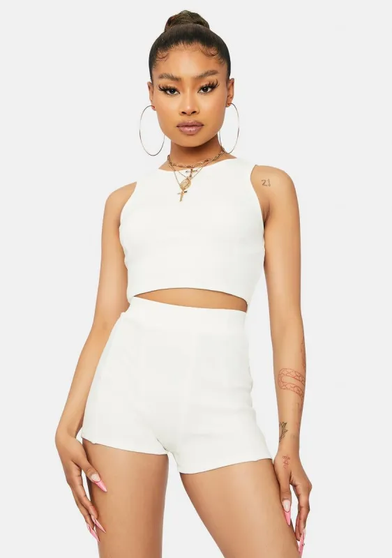 Bomb Baddie Crop Tank And Shorts Set sold by Dolls Kill