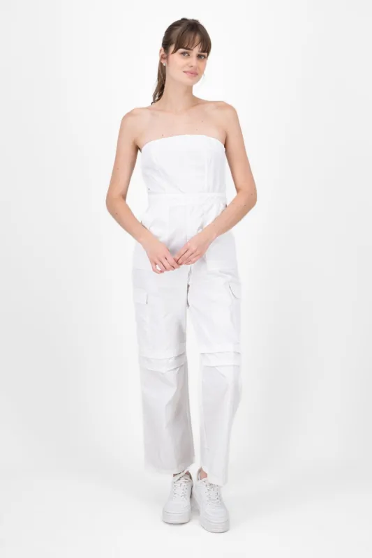 JUMPSUIT STRAPLESS CARGO sold by Shasa