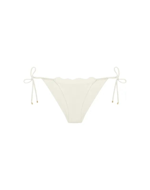 Firenze Lou Tie Side Bottom - White sold by Vix