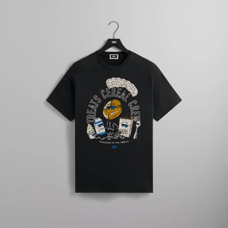 Kith Treats Cereal Crew Vintage Tee - Black sold by Kith