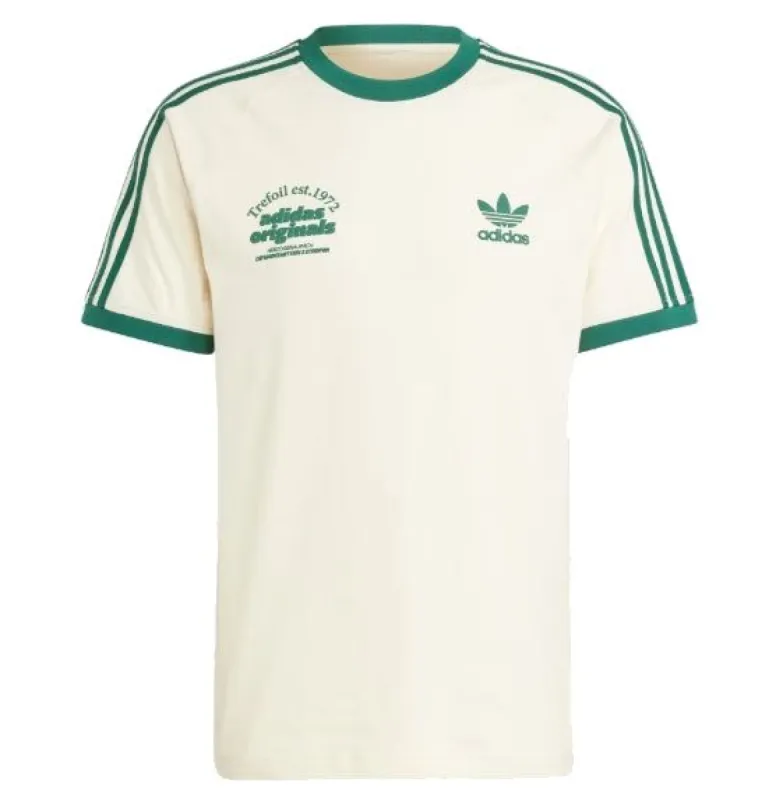 adidas Originals Sport Graphic Cali Tee 'White Green' IU0217